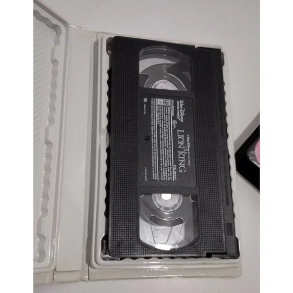 Disney VHS Bundle Set Beauty & The Beast, (Blk Diamond) Fantasia, Lion King